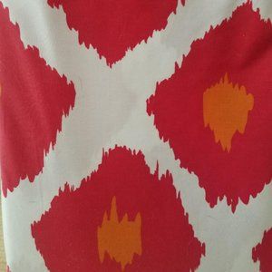 Vintage Pottery Barn Organic King Ikat Duvet Cover